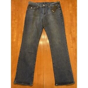 True Religion Men's Straight Jeans - Dark Blue
